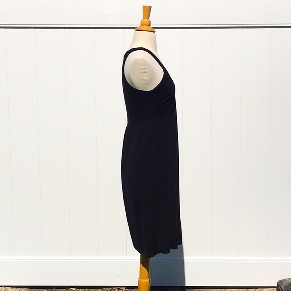 Calvin Klein Black Racerback T Shirt Dress Size 10 - Picture 4 of 10